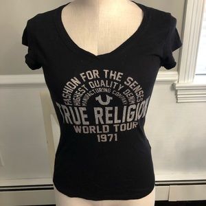 True Religion crystal Embellished tee - sz XS